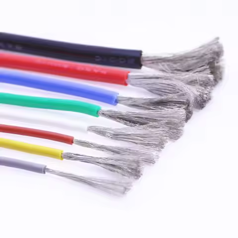 Heat-resistant silicone wire12AWG 13 14 15 16awg 17 18 20 22 24 26 28 30 AWG high temperature 200 ° 