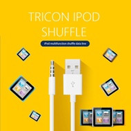 JIMAT Compatible with iPod Shuffle 3 4 5 6 7 Gen MP3 Nano Cable Replacement Charger USB Cable 3.5mm 
