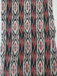 Kain Sutra Meteran Tenun Tangan Motif X Co' Bo' Bugis Aneka Warna