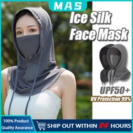 MAS Ice Silk Sunscreen Face Mask Anti-UV Full Face Sunscreen Breathable Mask Outdoor Face Mask UV Fa