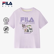 FILA KIDS ORIGINALE FILA X BAMBOOMATES Female T-Shirt (Purple)