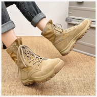 Men's Hiking Boots - Spring/Autumn Canvas & Cow Suede Ankle Boots