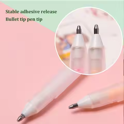Candy Color Glue Pen Handbook Dispensing Pen Quick-Drying Dot Gule Stick DIY High Viscosity Glue Sch