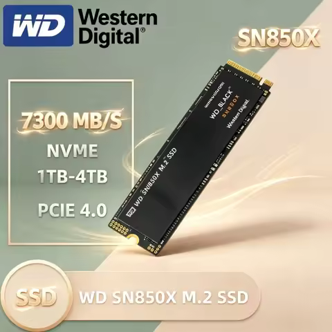 WD_BLACK SN850X Western Digital Storage SSD 1TB 2TB 4TB M.2 2280 PCIe4.0 NVMe Drive For Work & Gamin