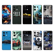 Fall protection cover for Xiaomi Redmi Note 12s 12 13 PRO sped PLUS 12 Turbo 911 racing car Fashion 