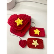 Vietnam flag keychain