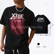 T Shirt Xpdc Baju Lelaki Plus Size 5xl XPDC Band Series Kemeja Lelaki Dropshoulder T-shirt Baju Lelaki T Shirt Viral Saiz Besar Jersey High Quality