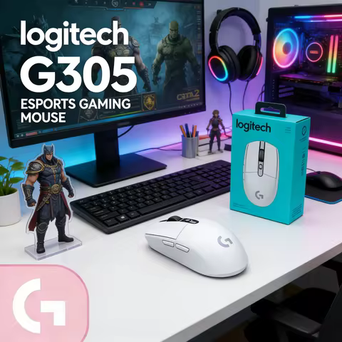 Logitech G305 Daedalus Rex LIGHTSPEED Wireless Gaming Keyboard - Mechanical-Style Keys - Programmabl