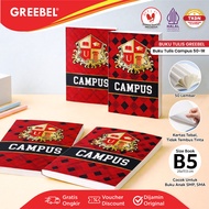 (1 Book) Greebel Campus Boxy Notebook 50 Sheets (1PCS) School Book B5 50-1R I Greebel Notebook