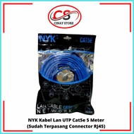 UTP Cat5E 5m Lan Cable Internet/ NYK 5 meter Ethernet Cable