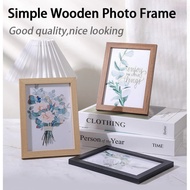 5R/A4 Picture Frame Wall Decor Wooden Stand Picture Frame Home Decor Picture Holder