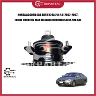 HONDA ACCORD SDA AUTO K24A 2.0 2.4 (2002-2007) ENGINE MOUNTING REAR BELAKANG MOUNTING 50810-SDA-A02