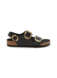BIRKENSTOCK MILANO BIG BUCKLE LEATHER SANDALS