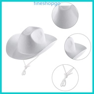 Fine Unisex Retro Cowboy Hat Western Large Brim Hat Hats Fedora Felt Cowboy Jazz Hat