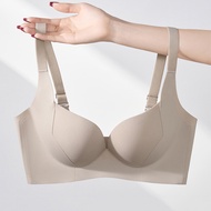 34-42CD Large Size Three-Dimensional Frameless Sexy Underwear Women Deep V Seamless Push-Up Bra