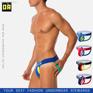 【ORLVS】Sexy Men Underwear Low waist Jockstrap Bikini Men Thong Cotton Breathable Quick dry Underwear OR14