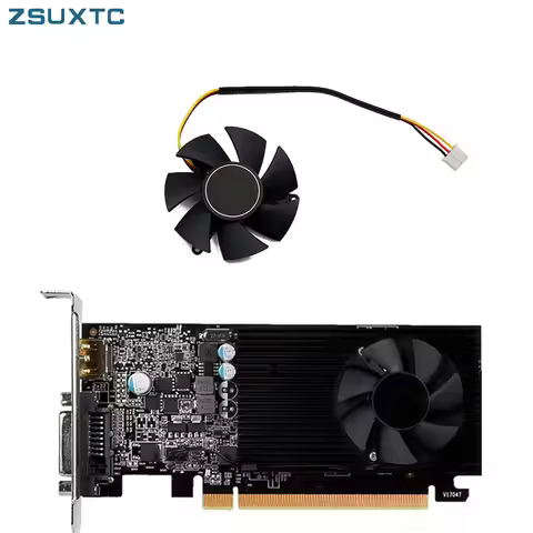 3Pin FS1250-S2053A GT 1030 FAN For GIGABYTE GTX 1050 Low Profile、GTX 1050TI Low Profile Video card c