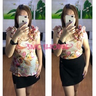 Raffles Sleeves Blouse (Medium to XL) PC:SC459