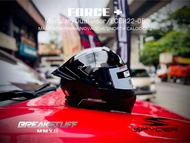Spyder Force+ Modular dual visor helmet with free lens