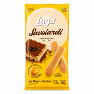 Lago Savoiardi Lady Fingers 400g | Italian Tiramisu Biscuits | Boudoirs Sponge Fingers