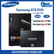 Samsung 870 Evo Solid State Drive 500gb 1TB SATA 2.5, 870 Evo Solid State Drive