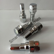 Racing Wheel Nut Socket Wrench L 12 MM X 19MM 21MM