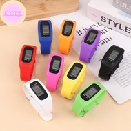 DUJIA LED Pedometer Bracelet Step Counter Watch 12/24H Time Display Step Counter Watch Silicone Step