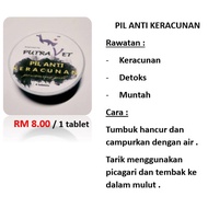 Ubat keracunan kucing dan anjing