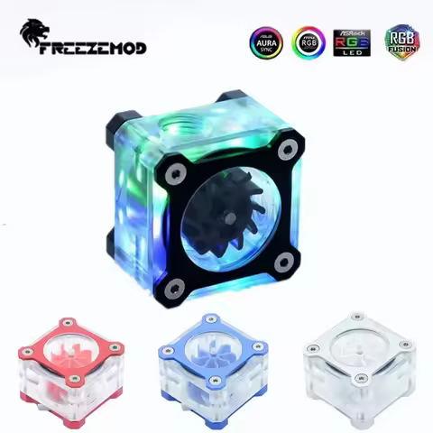Acrylic RGB Water Cooler Flowmeter PC Monitor,Computer Peripherals Water Cooling 5V 3Pin ARGB AURA S