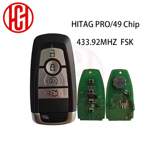 433.92 MHz FSK Car Key For Ford Mondeo Mk5 Ranger Wildtrak 2023 HITAG PRO Chip Part No HS7T-15K601-E