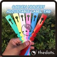 THEDOTS Plastic Adjustable Hanging Label Tag Garden Nursery Plant Tags Waterproof Tree Markers Penanda Pokok