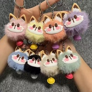 GANTUNGAN Batubara Briquette Luxury Cat Briquette Fur Ball Pendant School Bag Pendant Car Keychain