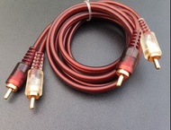 PVCRCA線 音頻線 點歌機聲頻線 紅白線 蓮花插1.5米