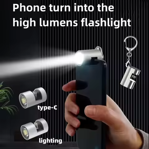 Portable Flashlight 280 High Lumens Phone USB Rechargeable Outdoor Hand Torch Powerful Tactical flas