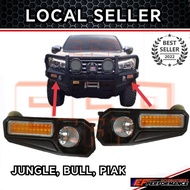 HIGH QUALITY 4X4 BULL BAR FOG LAMP SIGNAL LAMP JUNGLE PIAK BULL BUMPER LAMPU LED BESI IRON