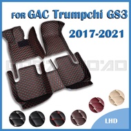 RHD Car Floor Mats For GAC Trumpchi GS3 2017 2018 2019 2020 2021 Custom Auto Foot Pads Automobile Ca