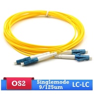 Patchcord Fiber Optic LC LC Duplex Singlemode 9/ 125um 2 meters