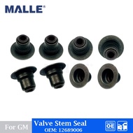 8 PCS Engine Exhaust Valve Stem Oil Seal Kit For GM Chevrolet C8 6.2 LT5 Auto Car Accessories 124820