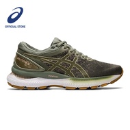 ASICS Women GEL-NIMBUS 22 KNIT Running Shoes in Lichen Green/Mantle Green