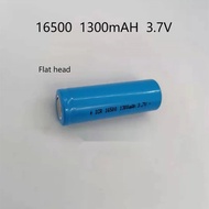 2pcs/lot 3.7V ICR16500 16500 lithium ion rechargeable battery 1300mAh LED led flashlight digital dev