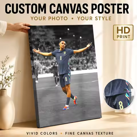 Marco Asensio Soccer Tribute Canvas Poster Monochrome Canvas Wall Art With Personalized Photo For Ho