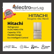 Hitachi R-ZXC740KS-XTN Multi-door Refrigerator - Crystal Champagne 572L (2)