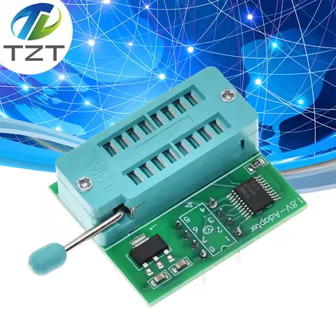 1.8V adapter board TZT 1.8V SPI Flash SOP8 DIP8 W25 MX25 use on programmers TL866CS TL866A EZP2010 E