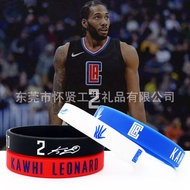 Fast Fleet Leonard Signature Luminous NBA Bracelet Kawaii Leonard Signature Wrist Strap 8.13
