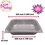 Square Aluminium Tray 4602-P | Aluminium Container | Aluminium Foil | Bekas Aluminium Foil Petak (5p