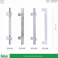 Bellezza 278 Pull Handle 45 cm Baut Tembus | Gagang Pintu Kupu Tarung