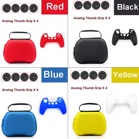 4 Colors Universal Carrying Travel Protective Bag Hand Pouch Hard Case Gamepad Protector for PS5 Con