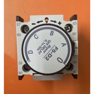(Chint) OFF delay mechanical time Timer 0.1~30S F5-D2, 10-100s F5-D4 installed on contactor NXC, NC1