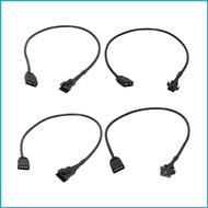 Utake 2pcs 5v12v ARGB Adapter Cable 4Pin to SM4Pin Female ARGB Extension Cable for DEEPCOOL Lian Li 