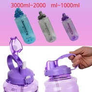 Large Capacity Portable Water Bottle Water Tumbler Drinking Sport Bottle ~ 3000ml/2000ml/1000ml